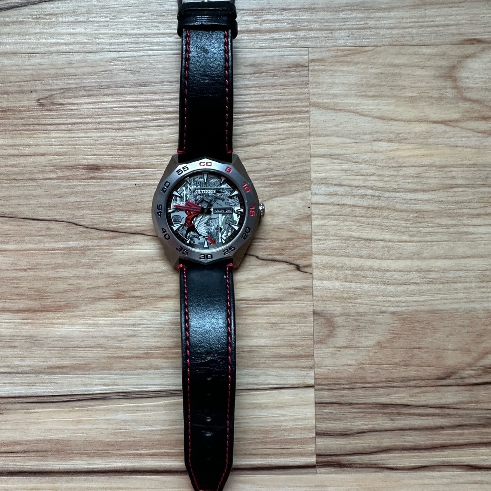 Citizens AW0061-01W Eco-Drive Spider Man Limited Edition watch